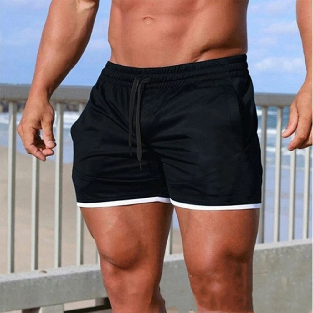 Men's ALPHA Printed Shorts, Suitable for Fitness and Running, Quick-dry and Breathable, Three-quarter Length