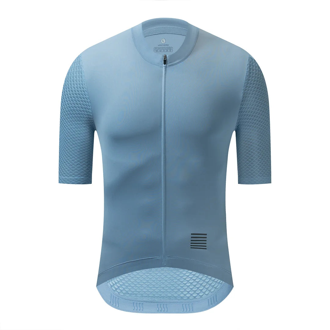 YKYWBIKE  Summer Men’s Pro Cycling Jersey Breathable Mtb Shorts Sleeve Bicycle Clothing Pockets Mountain Cycling Road Bike