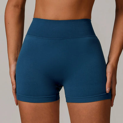 Seamless Yoga Shorts Women's High Waist Fitness Sports Shorts Running Cycling Shorts Female Breathable Workout Sports Shorts