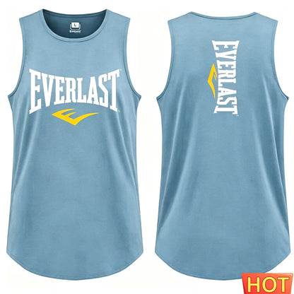 Summer Gym men's t-shirts and tank tops Breathable New Boxing Men's Tank Top Men sportswear Quick Drying boxing training T-shirt