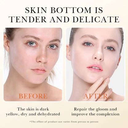 Yeast Freeze-Dried Power Facial Microneedling Serum Skin Care Set Shrink Pores Moisturizing Brighten Anti Aging Peptides Essence