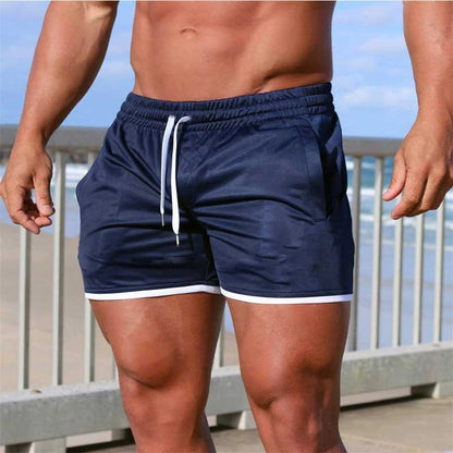 Men's ALPHA Printed Shorts, Suitable for Fitness and Running, Quick-dry and Breathable, Three-quarter Length