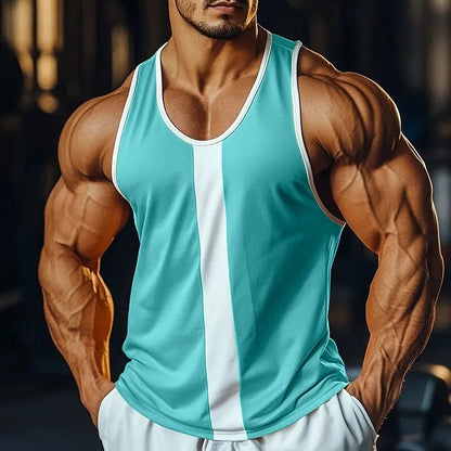Outdoor sports round neck basketbal jerseys Breathable running vests Summer men's t-shirts and tank tops quick-dry mesh tops man