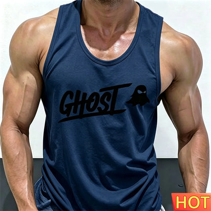 Men's Fitness Drink T-shirt Running fitness T-shirt tops Summer men's fitness vest Gym Quick Drying men's t-shirts and tank tops