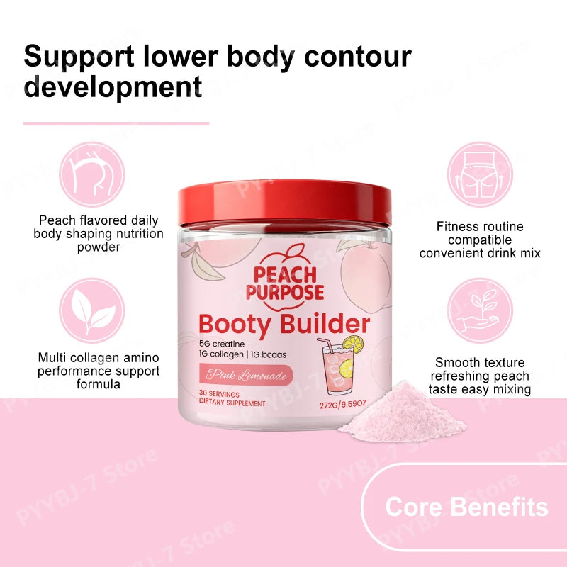 Women’s Collagen Protein Powder with BCAA Creatine Workout RecoveryDrinkforMuscle Tone Skin Support Fitness Nutrition Supplement