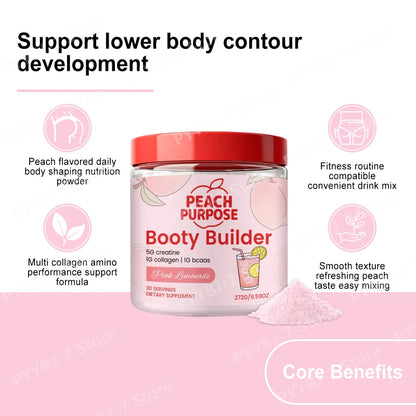 Women’s Collagen Protein Powder with BCAA Creatine Workout RecoveryDrinkforMuscle Tone Skin Support Fitness Nutrition Supplement