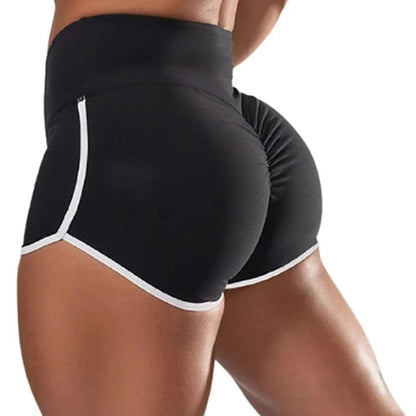 S-5XL Women Summer Sports Casual Slim Fit High Waisted Shorts Elastic Short Pants Ladies Fashion Running Yoga Shorts