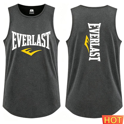 Summer Gym men's t-shirts and tank tops Breathable New Boxing Men's Tank Top Men sportswear Quick Drying boxing training T-shirt