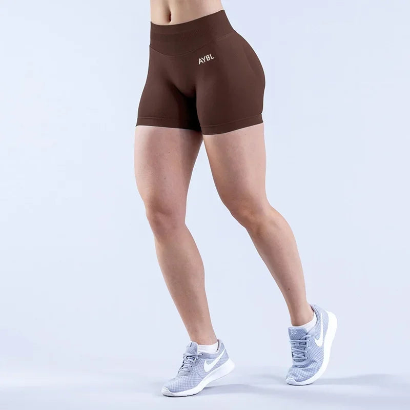 Fashion Shorts Low Waist Seamless Yoga Shorts Scrunch Bum Gym Shorts Women Workout Biker Stretch Fitness Shorts