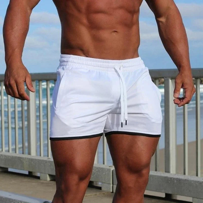 Men's ALPHA Printed Shorts, Suitable for Fitness and Running, Quick-dry and Breathable, Three-quarter Length