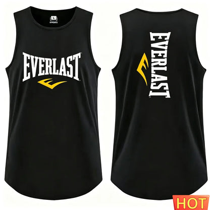 Summer Gym men's t-shirts and tank tops Breathable New Boxing Men's Tank Top Men sportswear Quick Drying boxing training T-shirt