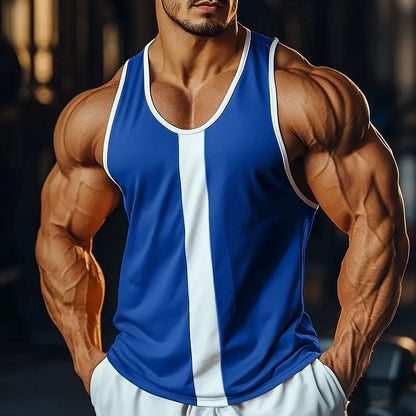 Outdoor sports round neck basketbal jerseys Breathable running vests Summer men's t-shirts and tank tops quick-dry mesh tops man