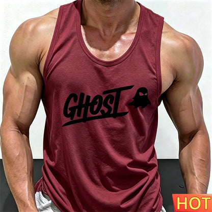 Men's Fitness Drink T-shirt Running fitness T-shirt tops Summer men's fitness vest Gym Quick Drying men's t-shirts and tank tops