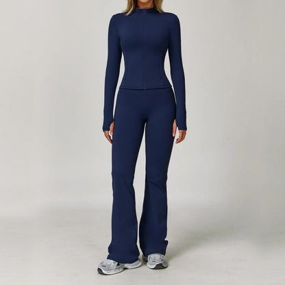 2/3PCS Yoga Suit Sports Set Gym Set Women Tracksuit Running Workout Clothes Long Sleeve Sports Bra Athletic Wear Yoga Clothing