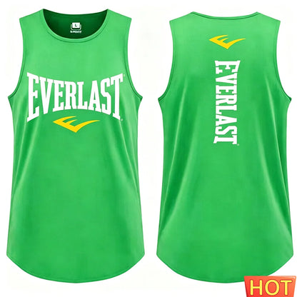 Summer Gym men's t-shirts and tank tops Breathable New Boxing Men's Tank Top Men sportswear Quick Drying boxing training T-shirt