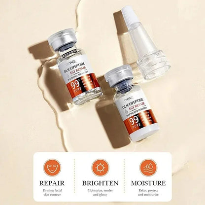 Yeast Freeze-Dried Power Facial Microneedling Serum Skin Care Set Shrink Pores Moisturizing Brighten Anti Aging Peptides Essence