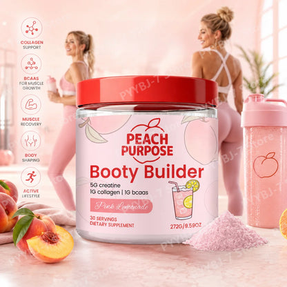 Women’s Collagen Protein Powder with BCAA Creatine Workout RecoveryDrinkforMuscle Tone Skin Support Fitness Nutrition Supplement