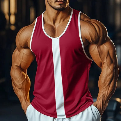 Outdoor sports round neck basketbal jerseys Breathable running vests Summer men's t-shirts and tank tops quick-dry mesh tops man
