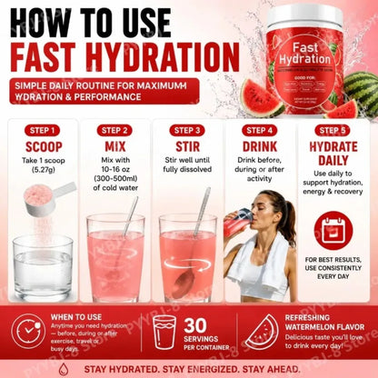 Electrolyte Drink Powder 158g 30 Serving with Sodium Potassium,Magnesium Calcium Support Exercise Recovery Energy Enhancement