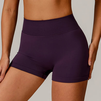 Seamless Yoga Shorts Women's High Waist Fitness Sports Shorts Running Cycling Shorts Female Breathable Workout Sports Shorts