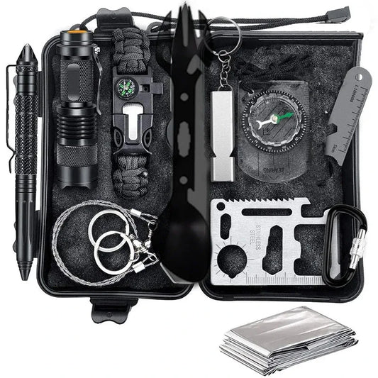 Professional Car Survival First Aid Kit Outdoor Camping Hiking First Aid Kit Emergency Gear Outdoor SOS Wilderness Adventure
