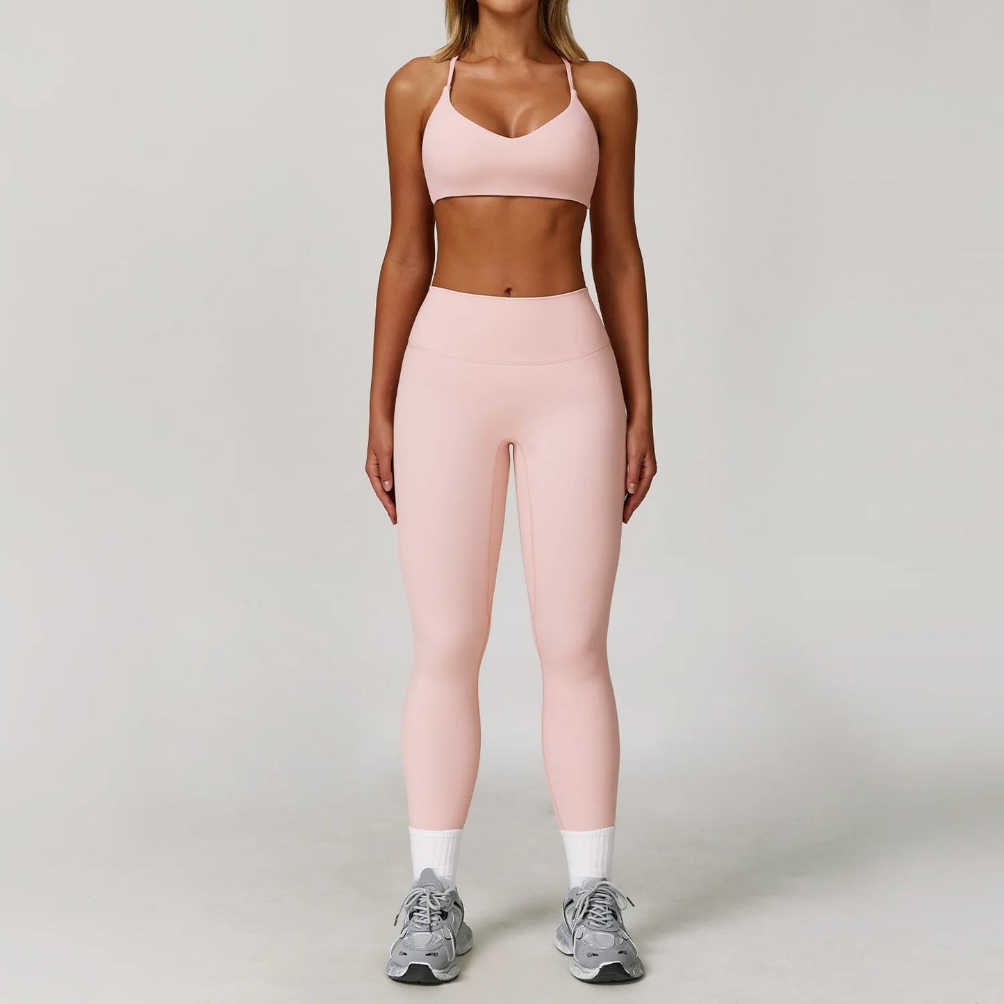 2/3PCS Yoga Suit Sports Set Gym Set Women Tracksuit Running Workout Clothes Long Sleeve Sports Bra Athletic Wear Yoga Clothing