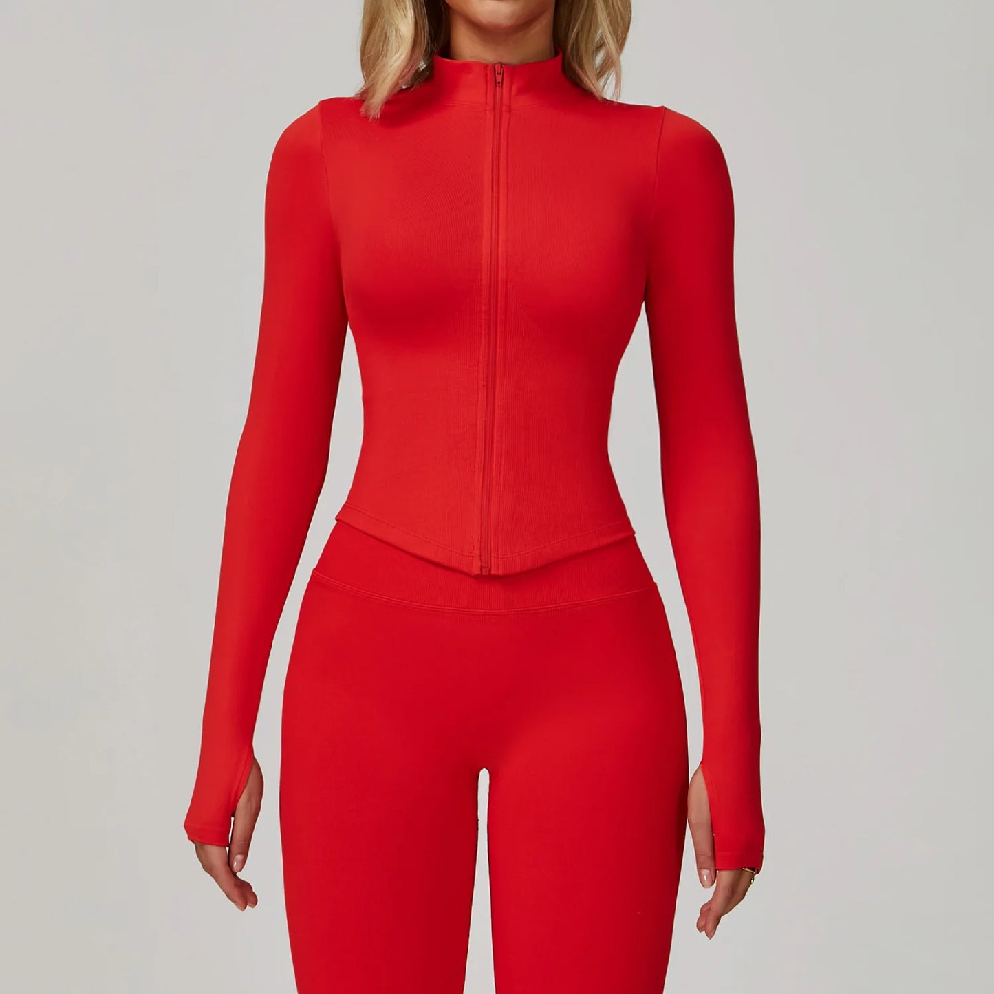 Zipper Long Sleeve Women Yoga T-shirts Fitness Jacket Solid Sports Top Running Shirts Sexy Quick Dry Gym Crop Tops Sport Wear