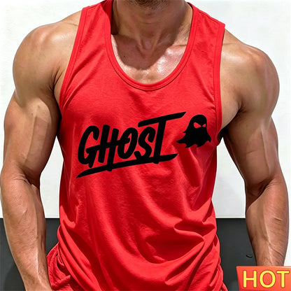 Men's Fitness Drink T-shirt Running fitness T-shirt tops Summer men's fitness vest Gym Quick Drying men's t-shirts and tank tops