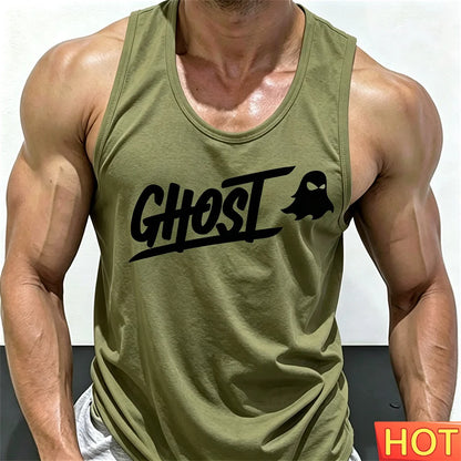 Men's Fitness Drink T-shirt Running fitness T-shirt tops Summer men's fitness vest Gym Quick Drying men's t-shirts and tank tops