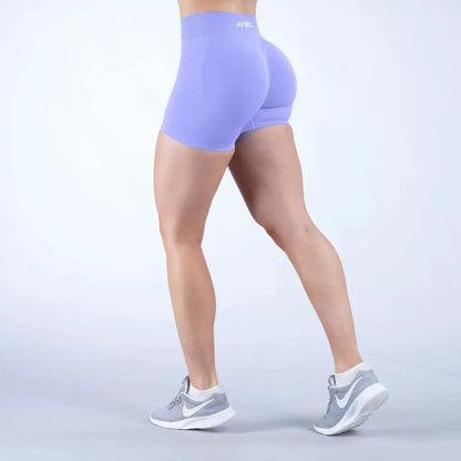 Fashion Shorts Low Waist Seamless Yoga Shorts Scrunch Bum Gym Shorts Women Workout Biker Stretch Fitness Shorts