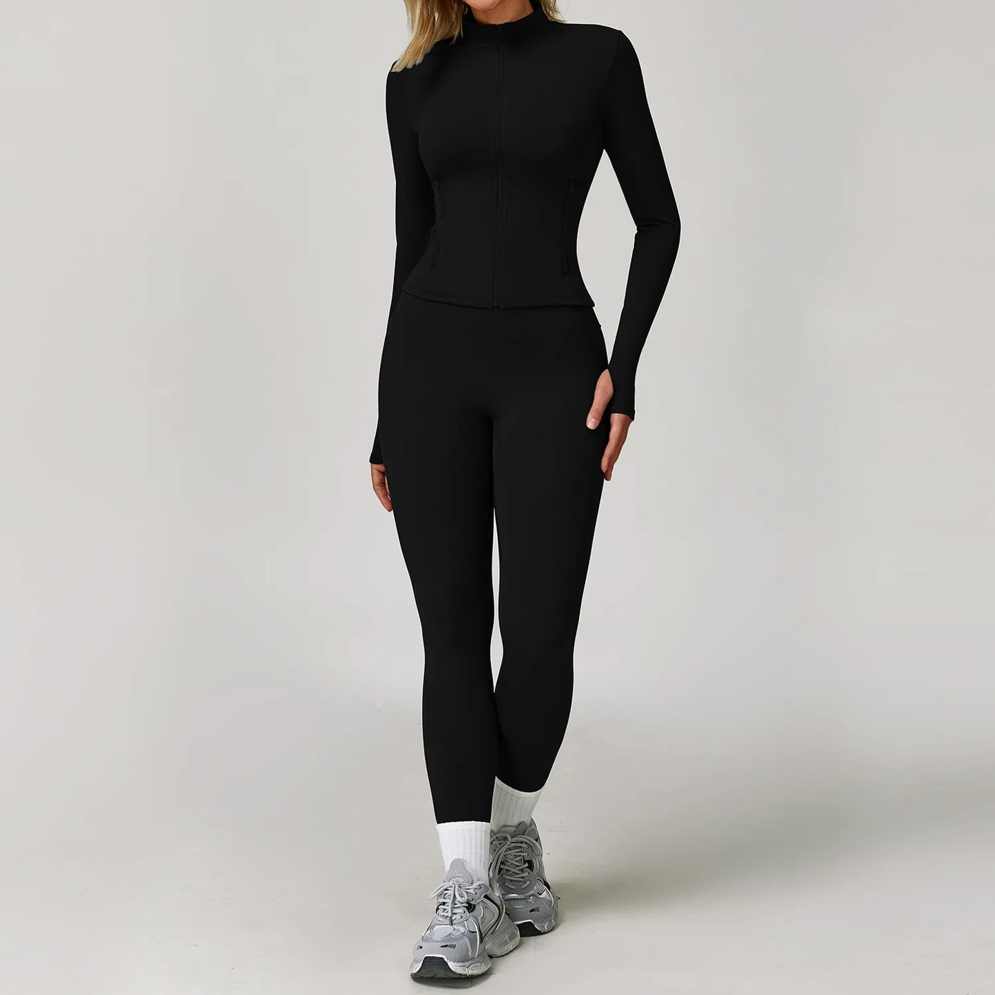 2/3PCS Yoga Suit Sports Set Gym Set Women Tracksuit Running Workout Clothes Long Sleeve Sports Bra Athletic Wear Yoga Clothing