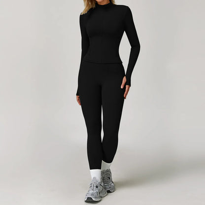 2/3PCS Yoga Suit Sports Set Gym Set Women Tracksuit Running Workout Clothes Long Sleeve Sports Bra Athletic Wear Yoga Clothing