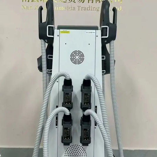 Myoslim RF High Intensity Vibration Pulse Electromagnetic Body Shaping Professional Muscle Growth And Fat Burning  Machine